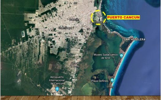 ID 112 Terreno en Puerto Cancún. La Laguna Lote 69